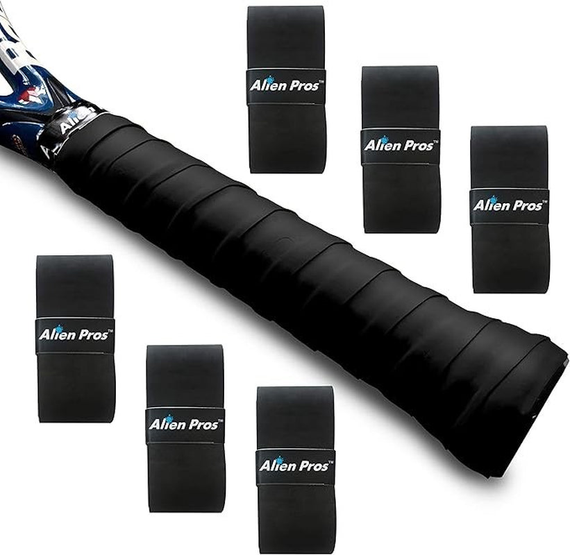 ALIEN PROS Tennis Racket Grip Tape - Precut and Dry Feel Tennis Grip - Tennis Ov