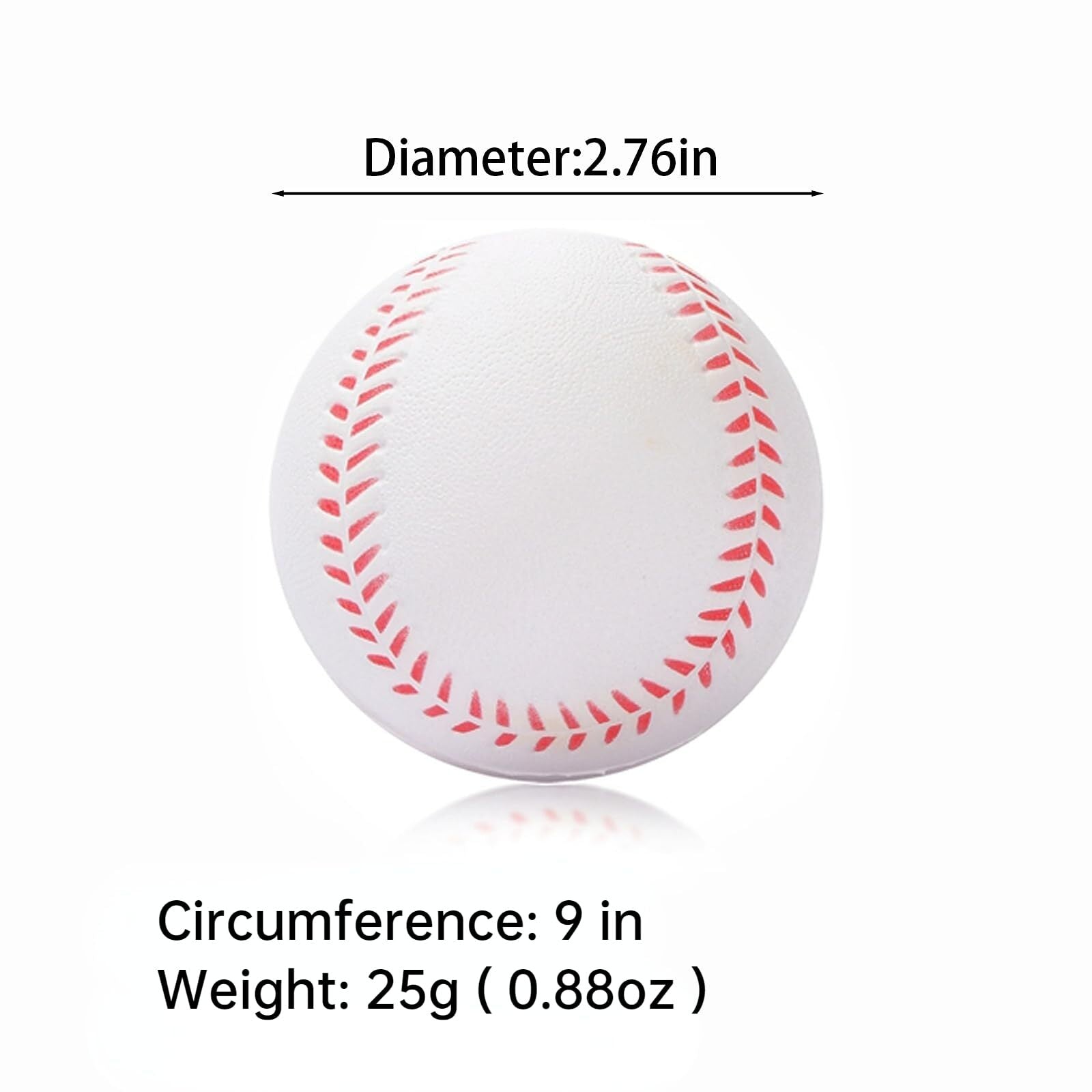 12 Pack Soft Foam Baseballs Safe for Kids Indoor Outdoor Sports Practice