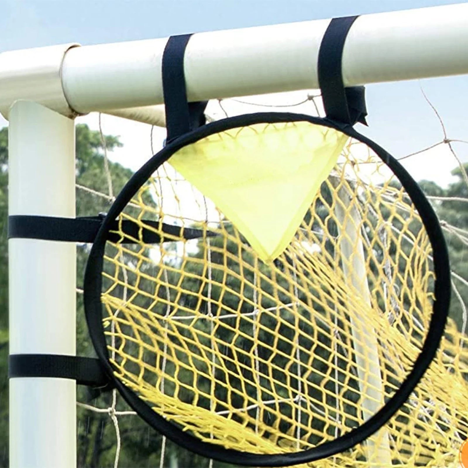 Soccer Top Bins Net,Football Goal Net,Easy Attach,Adjustable,For Kid,Training,Improve Shoot Accuracy,Foldable,Visible Score,No Shifting