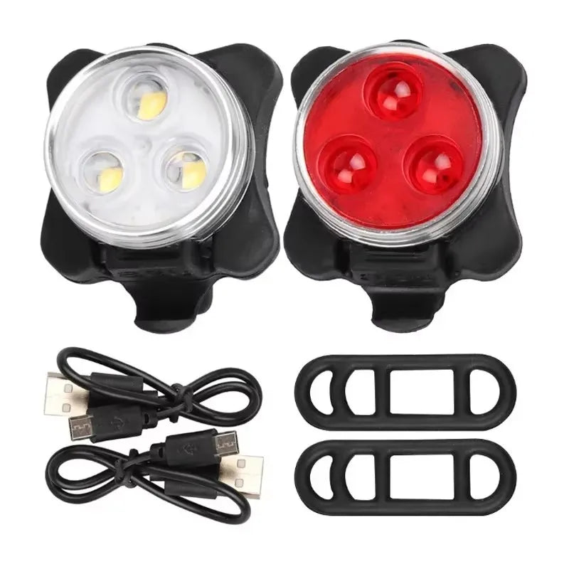 Bicycle Light USB Rechargeable Bike Lamp Led Headlight/Taillights for Bicycle Cycling Bicycle Lighting Bike Accessories
