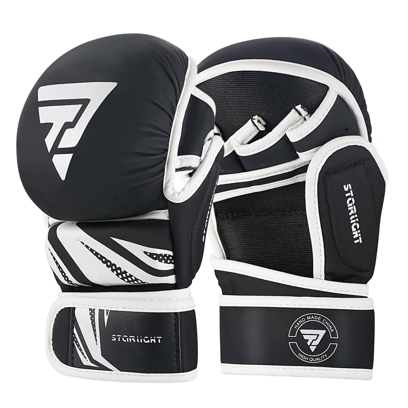 Professional MMA Boxing Gloves PU Leather MMA Fighting Martial Arts Boxing Gloves Karate Muay Thai Training Gloves Men&