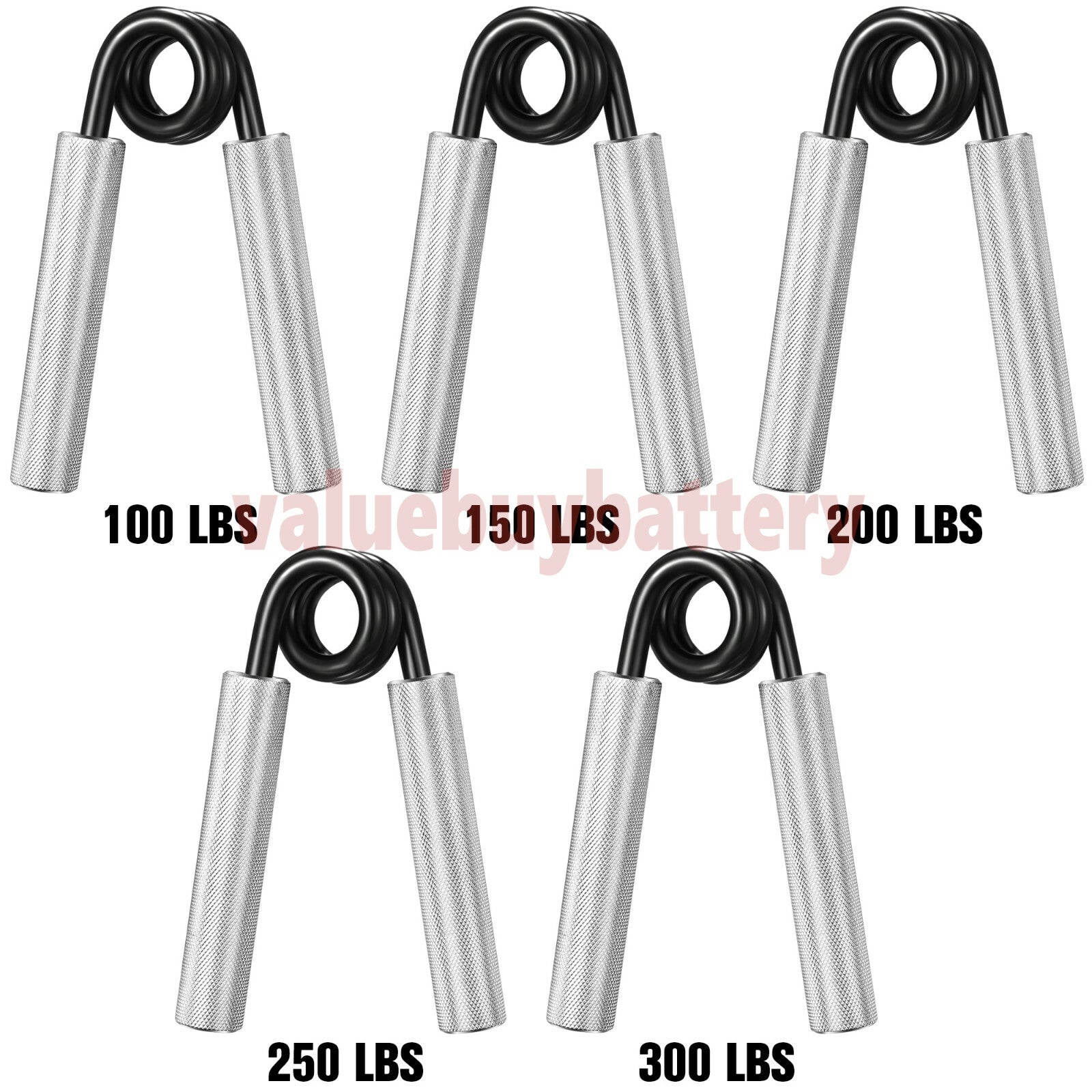 Metal Heavy Strength Exercise Gripper Hand Grippers Grip Forearm Wrist Grips Lbs