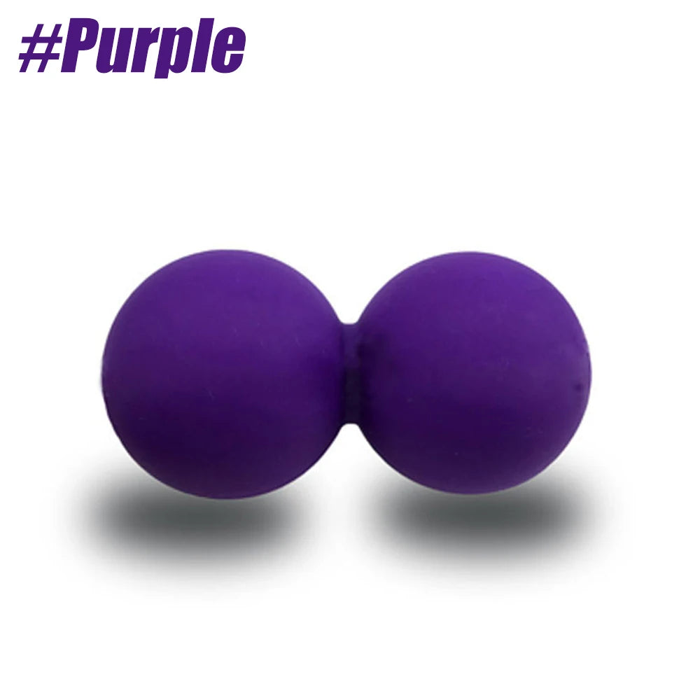 1Pc Peanut Massage Ball - Double Lacrosse Massage Ball & Mobility Ball for Physical Therapy for Trigger Point Therapy,Recovery