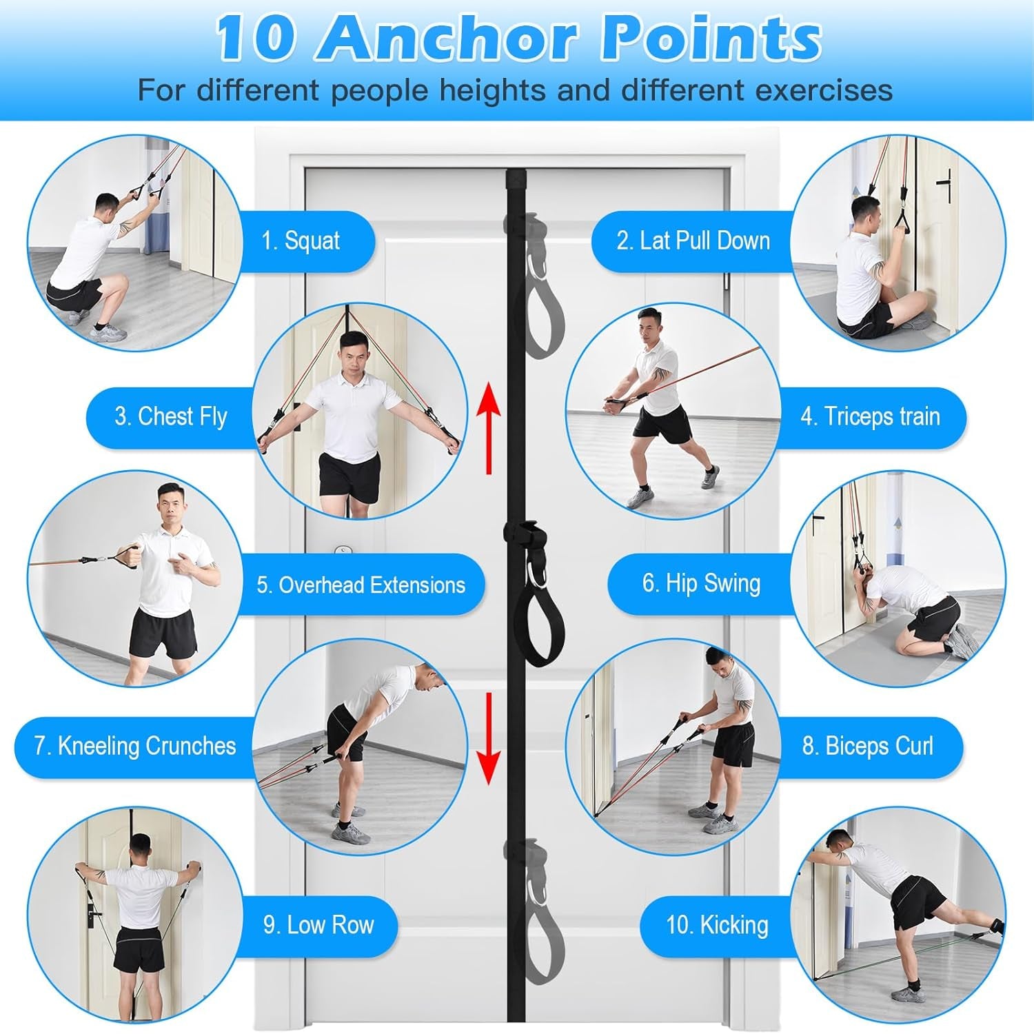 Door Anchor Strap for Resistance Bands…