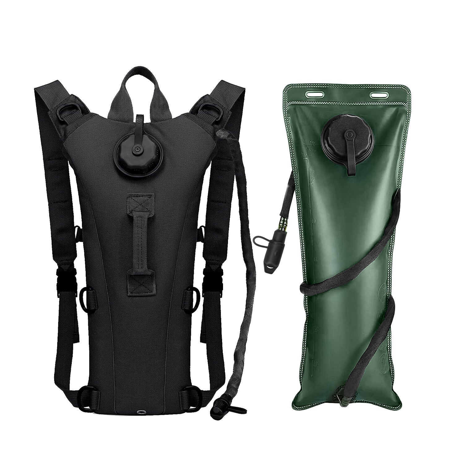 Cycling Hydration Bladder - 3L Leakproof Water Bag for Backpacks (BPA Free) USA