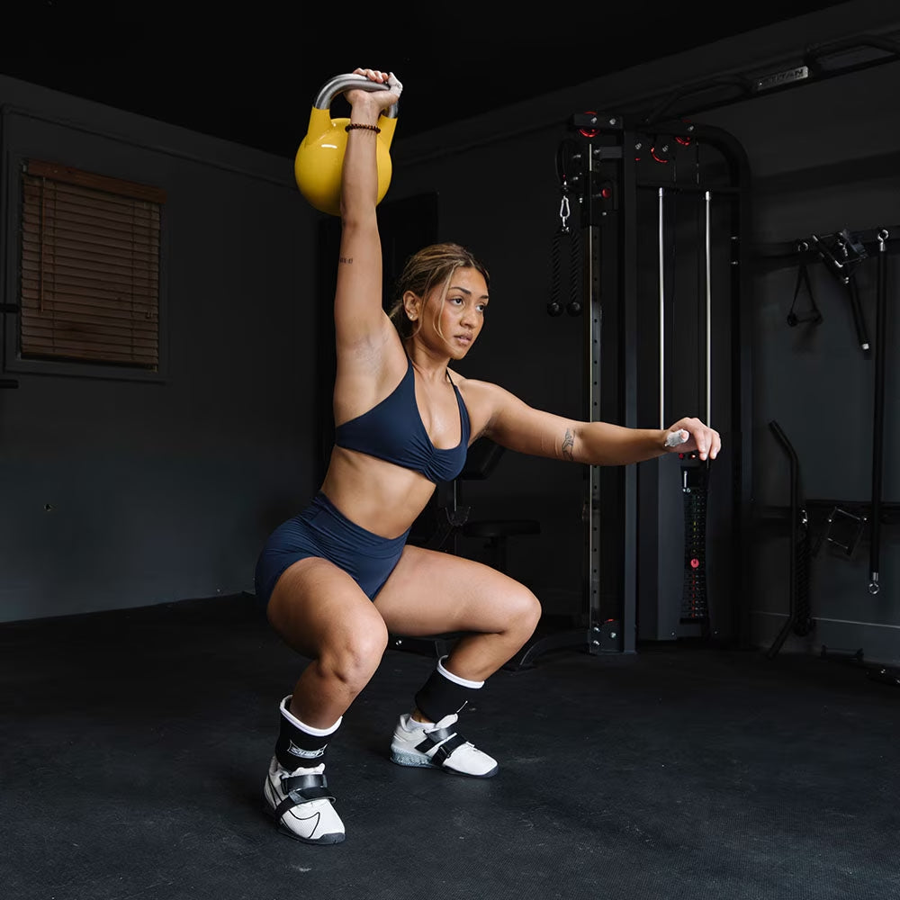 8 KG Competition Kettlebell, Color-Coded Yellow, 35Mm Handle