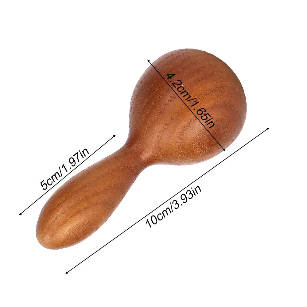 Portable Massage Hammer,Spa Massage Tool for Back Acupoint Massage &Acupoint Relaxation,Wood Beauty Massage Hammer for Skin Care