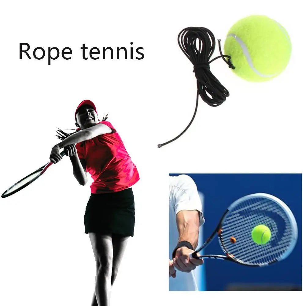 New Professional Tennis Training Ball with Elastic String Bounce Ball with Elastic String Portable Tennis Training Ball