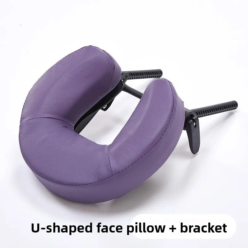 Massage Head Rest Kit for Bed Mattress with Memory Foam Face down Pillow for Salon SPA Massage Therapy Recovery