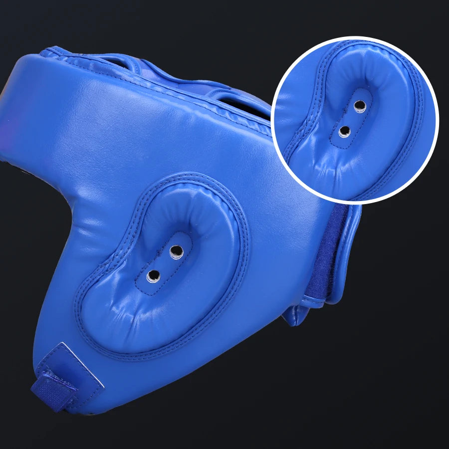 Boxing Head Protection Fully Enclosed Combat Protective Gear, Muay Thai Helmet, Free Combat, Sanda Head Cover,Headgear