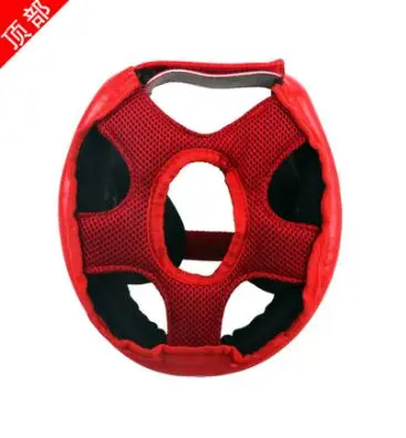 Blue Red Black MMA Helmet Adult Male Female Fighting Muay Thai Kick Boxing Training Helmet Safety Headgear Sanda Protector Guard