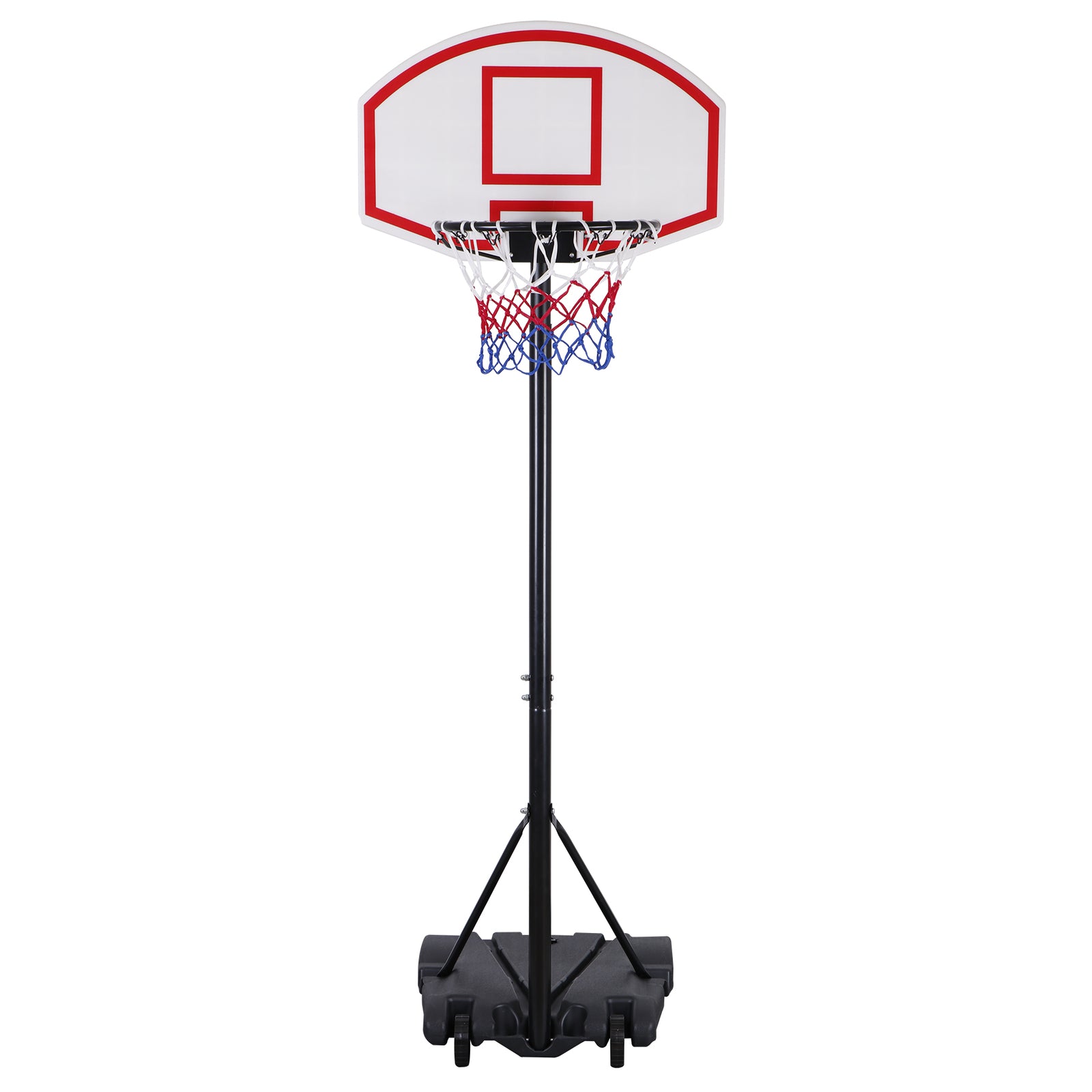 Basketball Hoop Outdoor Adjustable 5.5-7 Ft Portable Basketball Goals Stand Kids