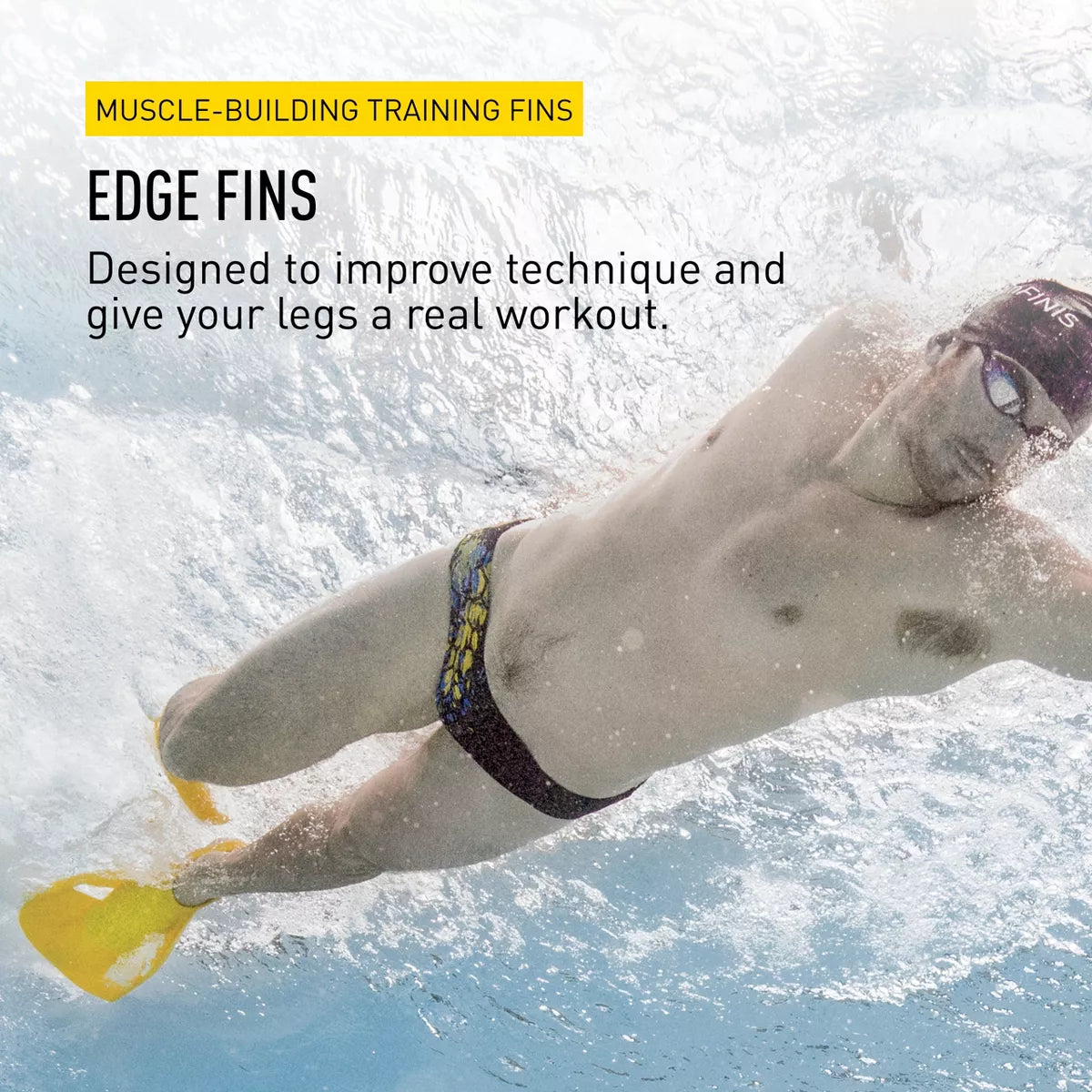 FINIS Edge Fins - Swimming Fins for Men and Women