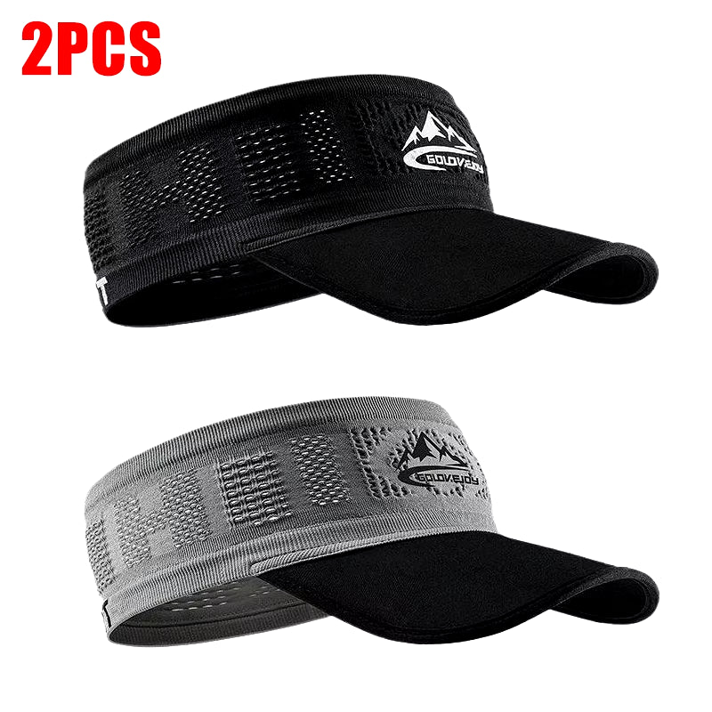 Summer Sun Hats Running Caps for Men Women Quick Dry Breathable Mesh Visor Hat Top Empty Tennis Golf Cycling Hat Baseball Cap
