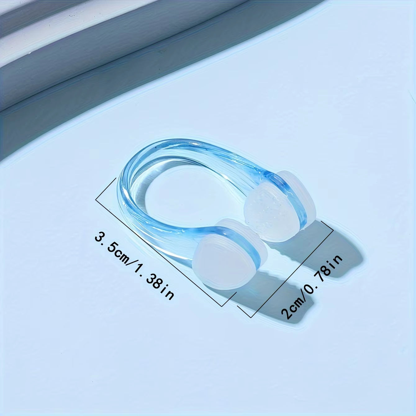 2 Pcs Swimming Nose Clip Professional Swimming Training Anti-Choking Comfortable Waterproof and Non-Slip Nose Clip
