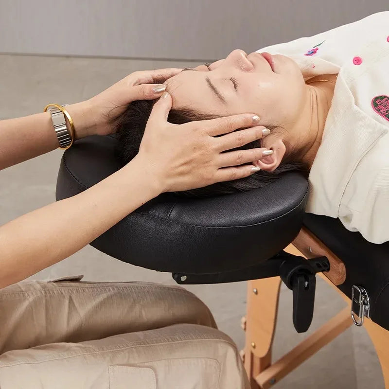 Massage Head Rest Kit for Bed Mattress with Memory Foam Face down Pillow for Salon SPA Massage Therapy Recovery