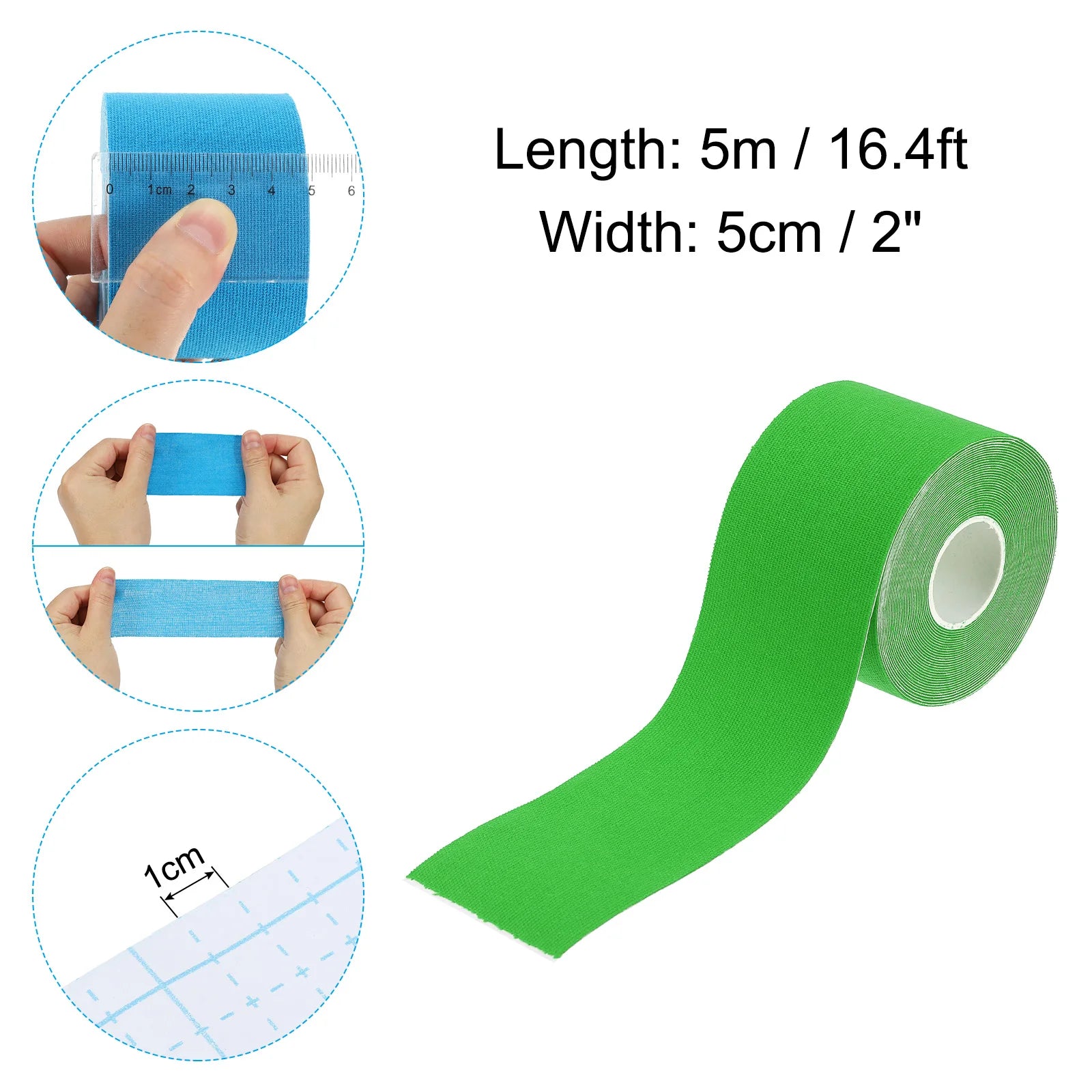 5Cm Aerial Hoop Tape Athletic Tape Adhesive Non-Slip Grip Tape Yoga Rig Sport Tape for Wrapping Exercises Gymnastics 16.4Ft