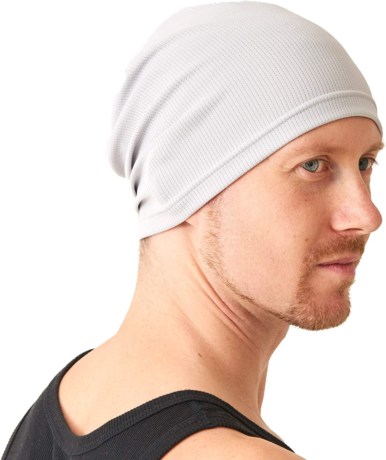 Mens & Womens Running Sports Beanie, Sweat-Wicking Uv-Blocking Helmet Liner Gym Cap & Cycling Hat