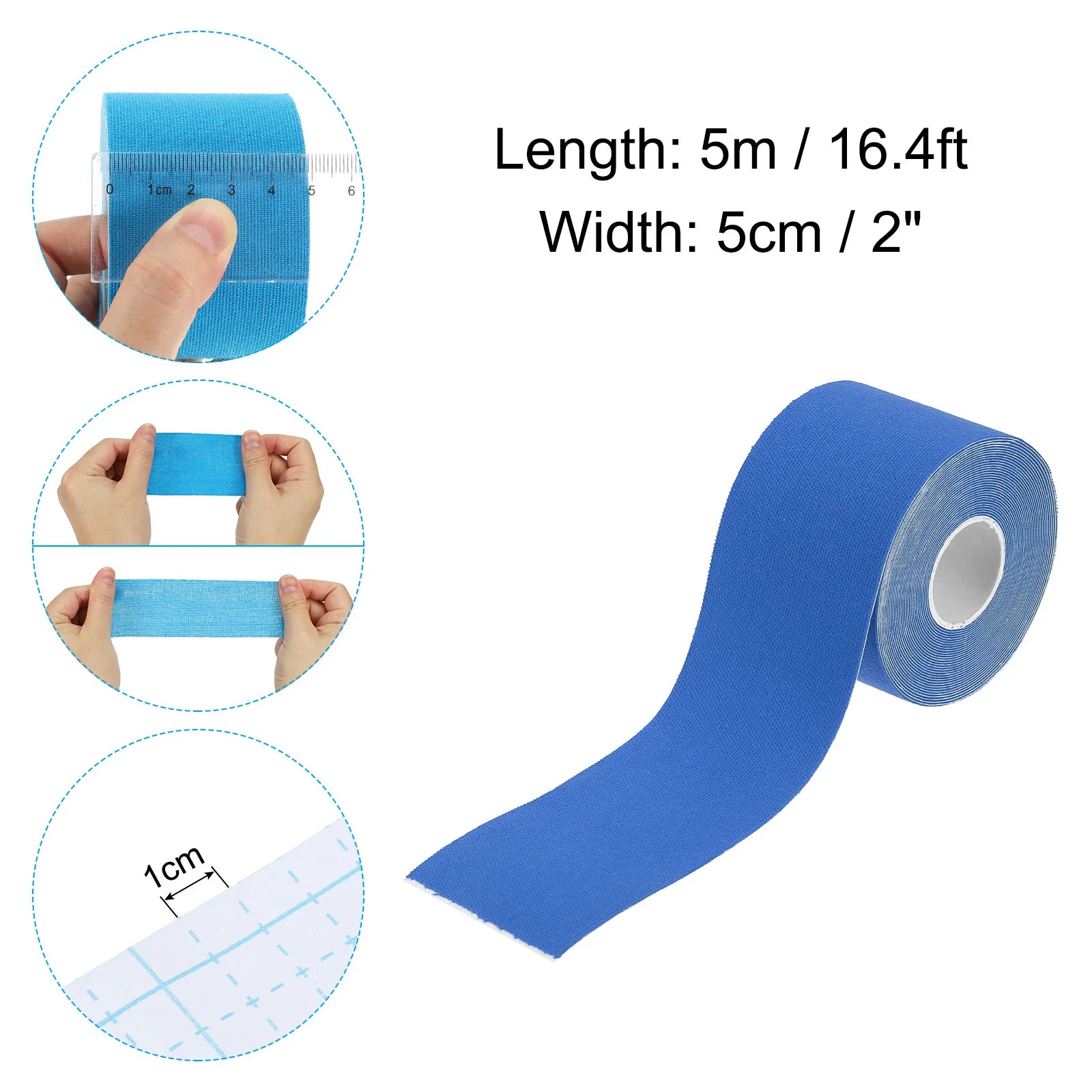 5Cm Aerial Hoop Tape Athletic Tape Adhesive Non-Slip Grip Tape Yoga Rig Sport Tape for Wrapping Exercises Gymnastics 16.4Ft