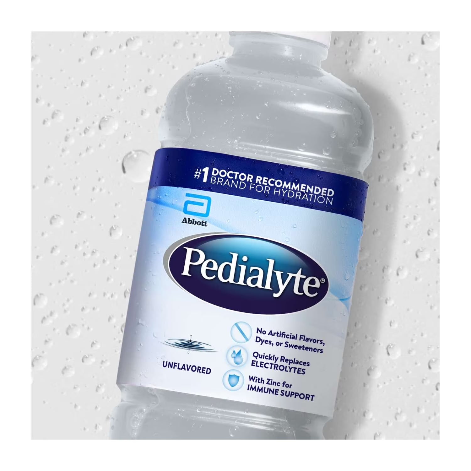 (4 Pack) Electrolyte Drink, Unflavored, 1 Liter