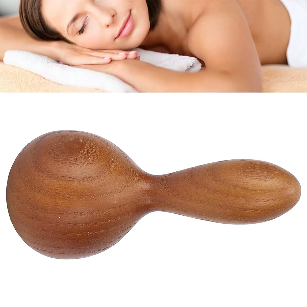 Portable Massage Hammer,Spa Massage Tool for Back Acupoint Massage &Acupoint Relaxation,Wood Beauty Massage Hammer for Skin Care