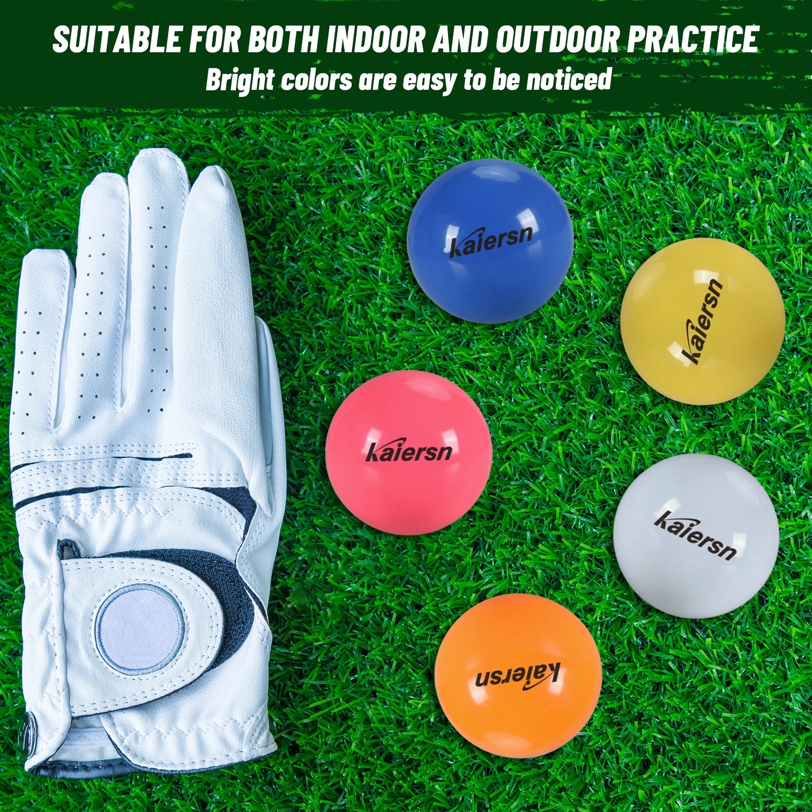 Colorful Park Golf Balls - 6Cm/2.36In Durable Practice Balls for Outdoor Training, Kids & Adults (Multicolor Options)