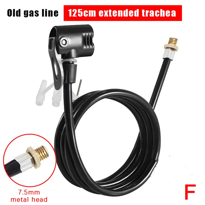 Bicycle Air Pump Extension Tube Pump Bicycle Hose Air Pump Connector Bike Air Pump Tire Inflator Nozzles Accessories Pump Hose