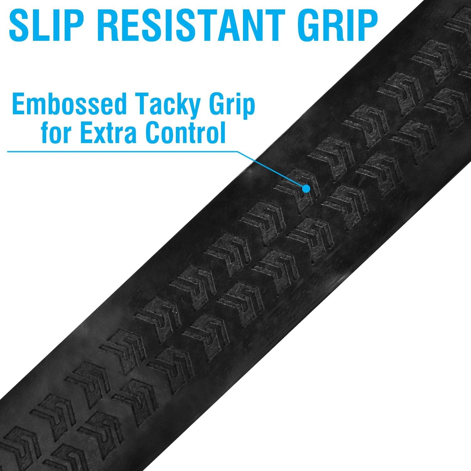 Tacky Bat Grip Tape – 1.2Mm Thick Bat Grip Tape to Wrap Baseball and Softball Bats – Finished Tape Included