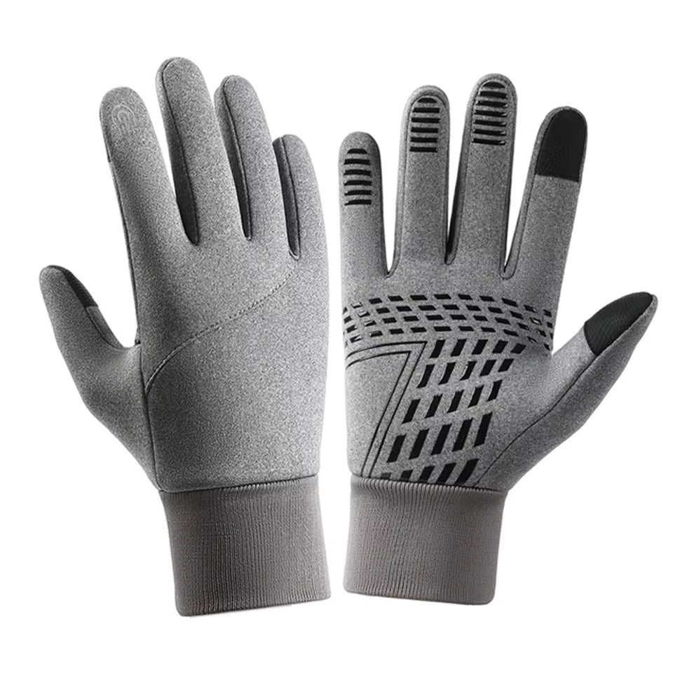 GTUBIKE Cycling Gloves for Men Women Motorcyclist Autumn Winter Warm Camping Gloves Ski Bicycle Velvet Touch Screen Waterproof