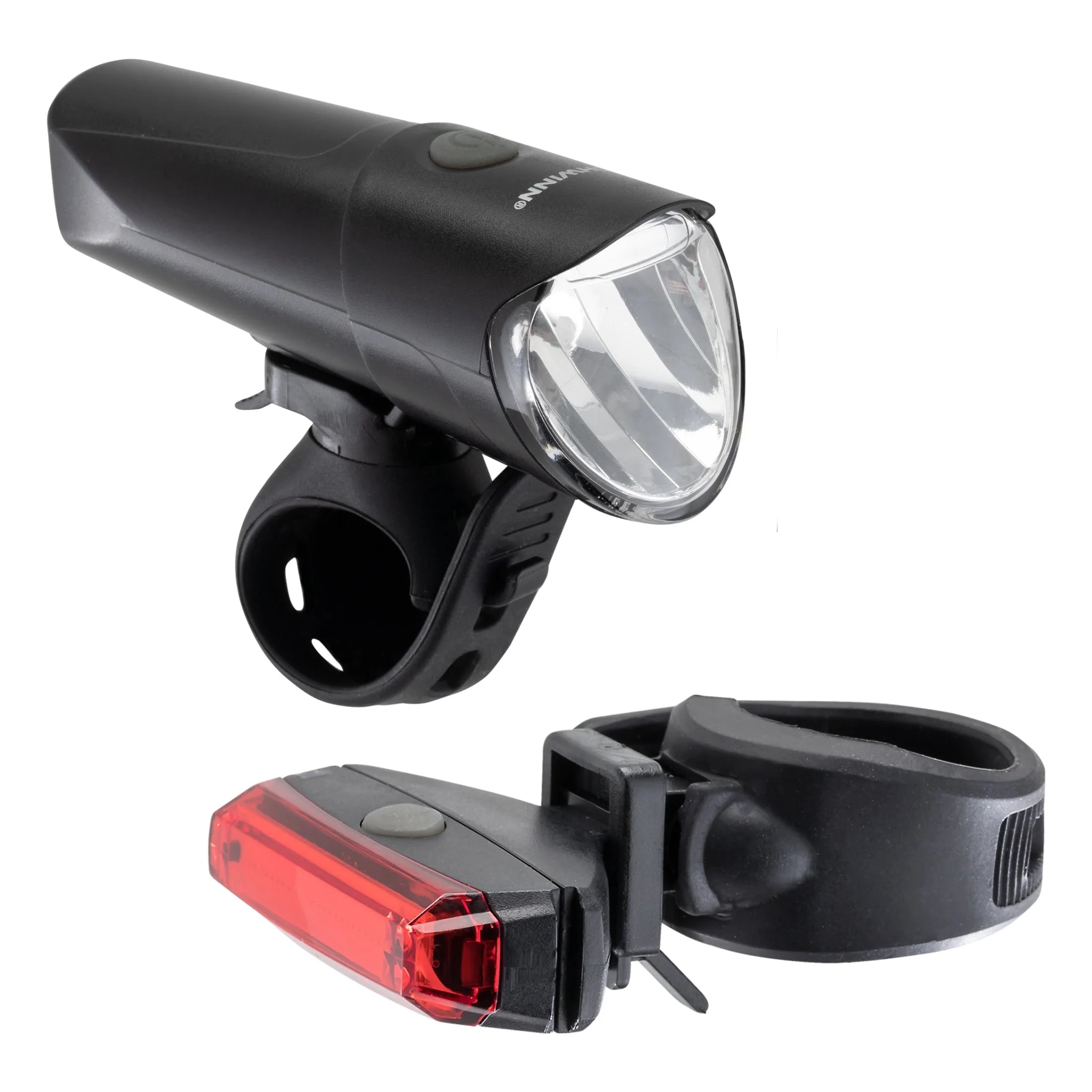 USB Rechargeable Light Set, 500 Lumens, Black