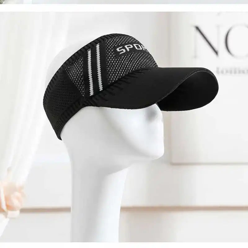 Outdoor Sport Visors Hat Caps Top Air Breathable Casual Sun Visor Running Hat Cap for Women Men Summer