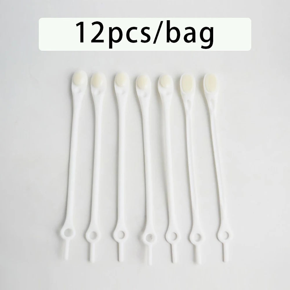 12Pcs Stretch Silicone Shoelaces No Tie Shoe Laces Elastic Laces Sneakers Adults Kids Lazy Shoelace for Shoes Rubber Zapatillas
