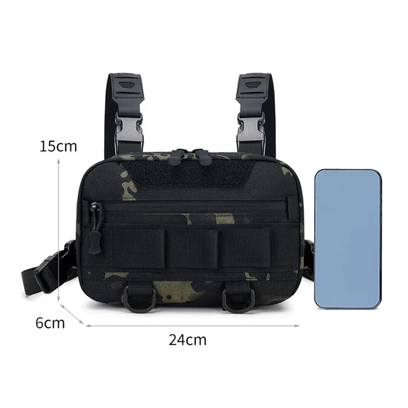 Tactical Chest Bag for Men Waterproof Climbing Camping Camouflaged Backpacks Outdoor Travel Backpack Fanny Pack Cycling Sack