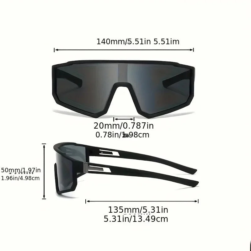 2Pcs Outdoor Cycling Sunglasses Men Road Driving Bike Glasses Sports Mountain Climbing Women Bicycle Cycling UV400 Goggles