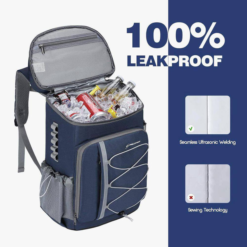 33.8 Qt. Insulated Soft Cooler Lunch Bag 35 Can Cooler Backpack