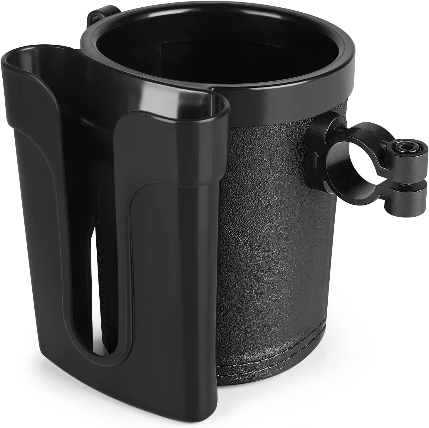 3-In-1 Bike Cup Holder with Cell Phone Keys Holder, Bike Water Bottle Holders, U