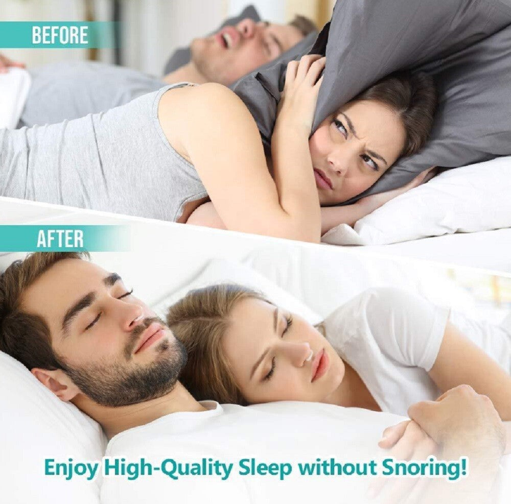 4 Pack Magnetic anti Snore Nose Clips Silicone Snoring Aid Nasal Breathing Sleep