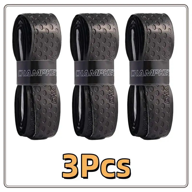 3Pcsx1M Bat Grip Tape for Baseball Absorbs Sweat Tennis Grip Racket Handle Grip PU Anti-Skid Overgrip Tape for Pickleball