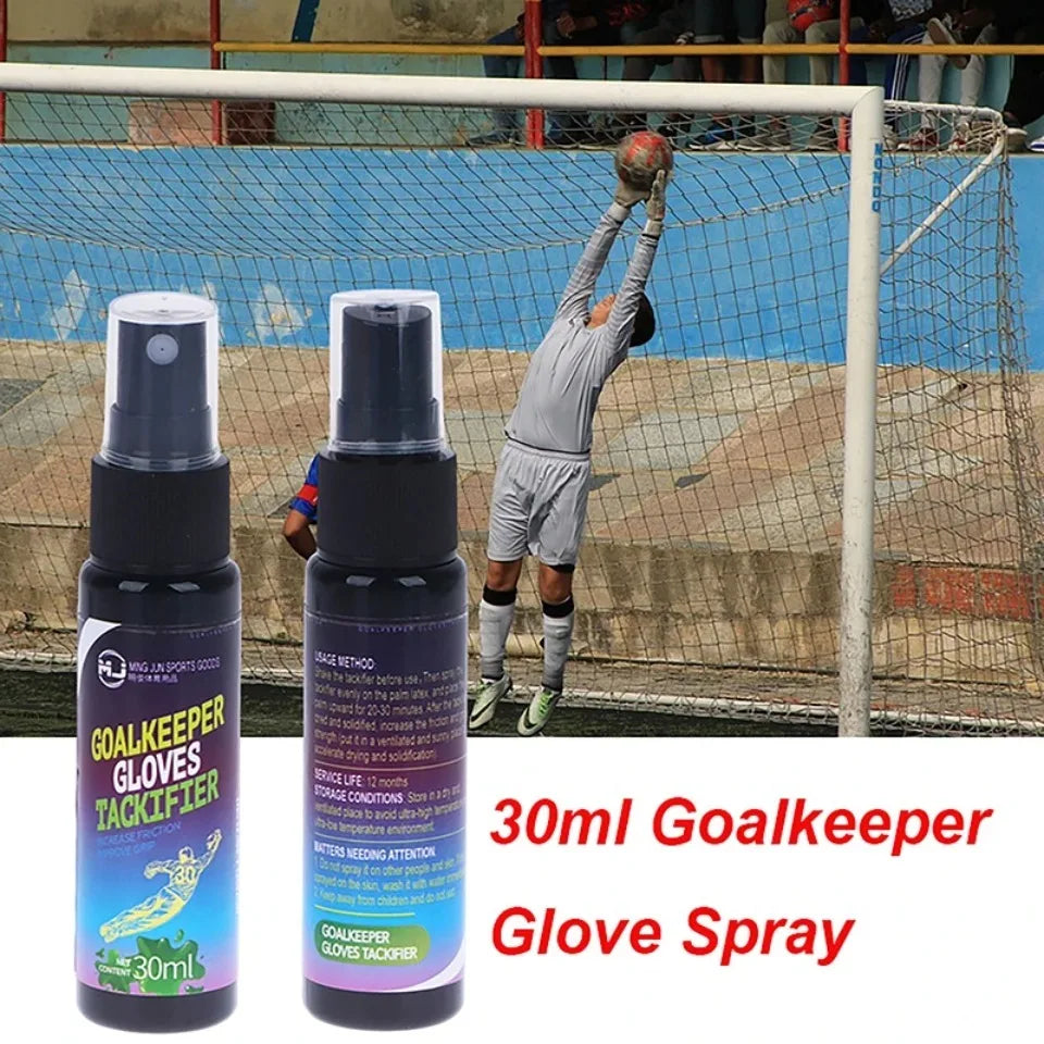1Pc 30Ml Goalkeeper Glove Football Grip Spray for Goalkeeping Gloves Non-Slip Enhanced Sticky Baseball Replacement Glove Glue