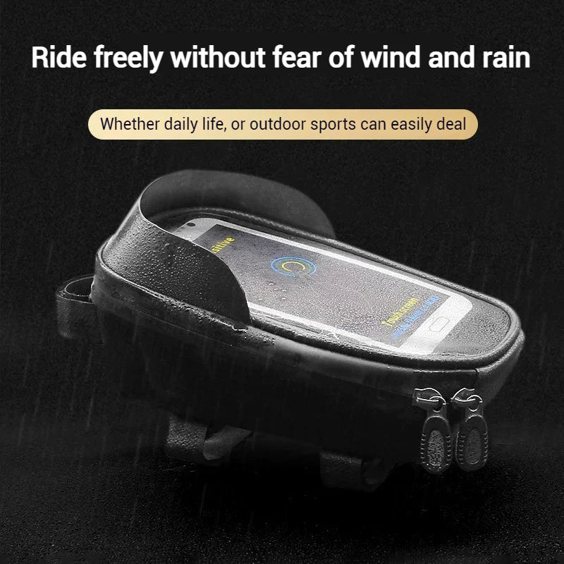 Rainproof Mountain Bicycle Bag Bike Accessories Touch Screen Cycling Handlebar Bag MTB Road Phone Storage Bags Cycling Equipment