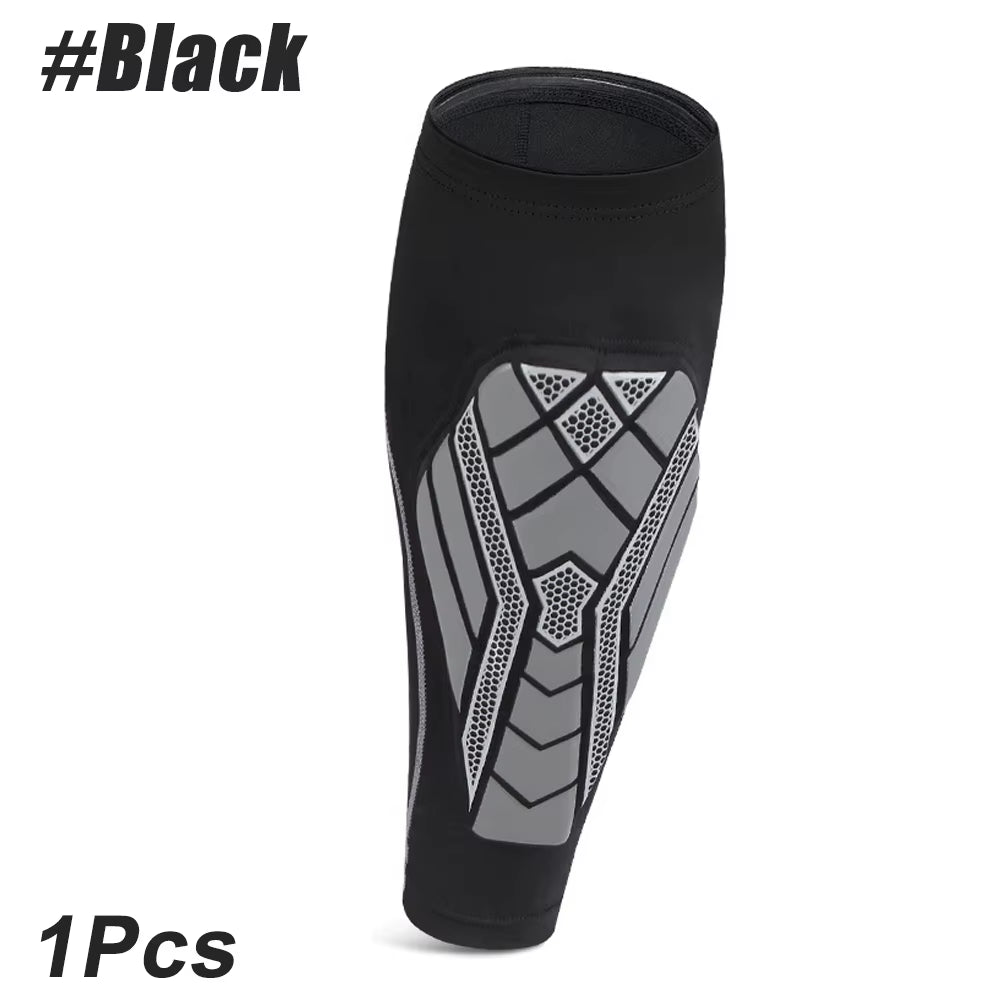 1 Pcs Calf Compression Sleeves with EVA Pad for Men and Women, Leg Support for Shin Splints, Shin Guards for Home Work Garden