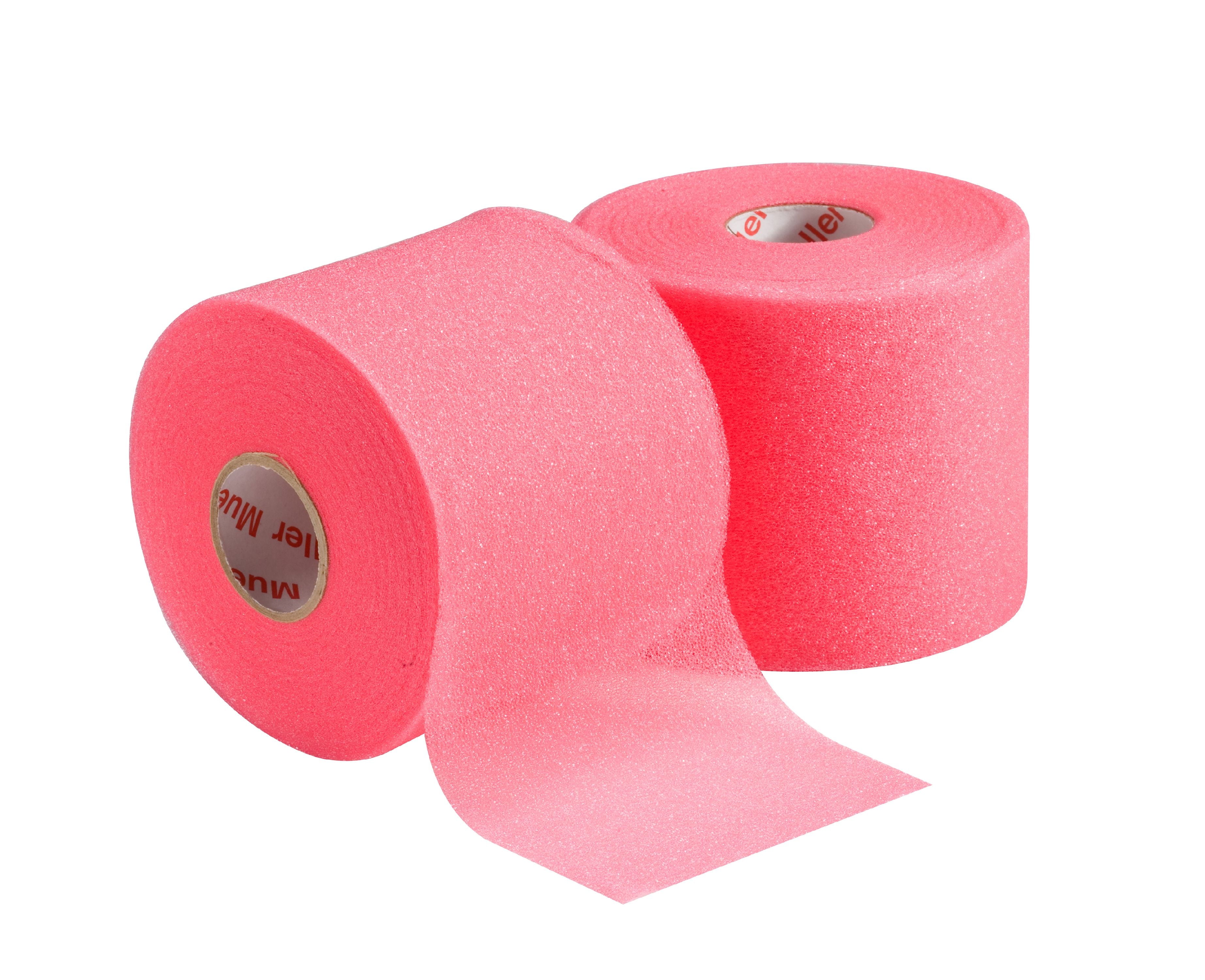 Mwrap Pretaping Underwrap, Pink, 2 Pack, 2.75" X 21.4 Yd Each