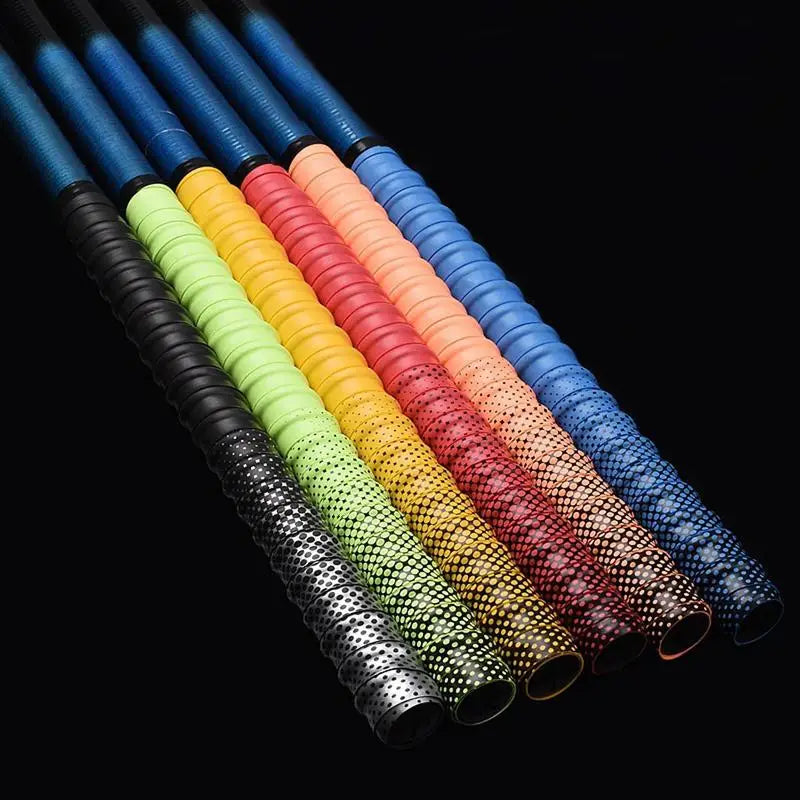 1.8M Anti-Slip Fishing Rod Sweatband Colorful Badminton Racket Grip Tape Bicycle Handle Anti-Slip Band Fishing Accessories