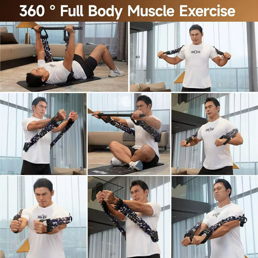 Multi-Function Resistance Bands for Working Out, Push up Exercise Bands Resistance Bands Set for Bench Press Gym Equipment, Home