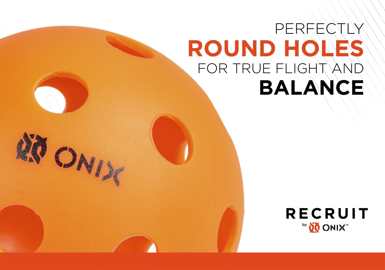 (5 Pack) Recruit by Pickleball Pure Indoor Balls (Orange, 3-Pack), New, 2.5 Lb
