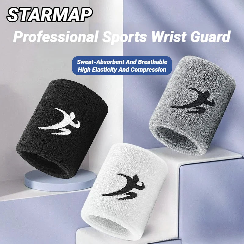 Fashion Sports Wristbands for Men and Women Running Basketball Fitness Tennis Badminton Towels Breathable Sweat Absorbing
