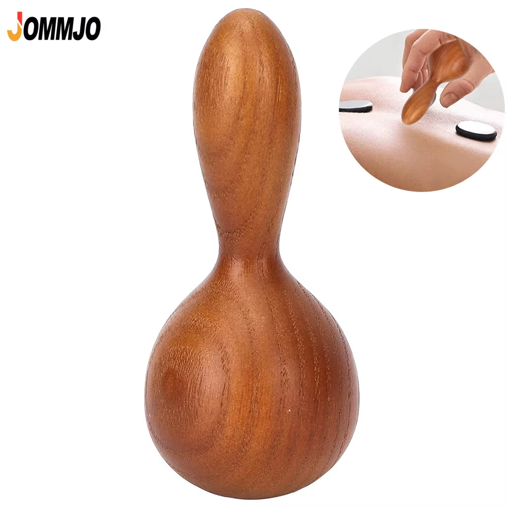 Portable Massage Hammer,Spa Massage Tool for Back Acupoint Massage &Acupoint Relaxation,Wood Beauty Massage Hammer for Skin Care