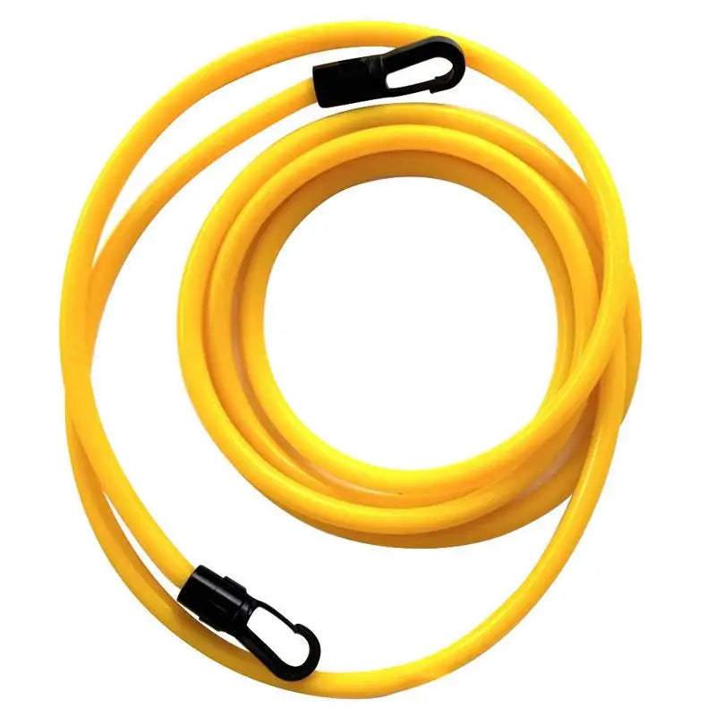 Swim Ankle Strap Stationary Swim Training Leashs with Tether and Elastic Rope and Storage Bag for Swimming Resistance Training