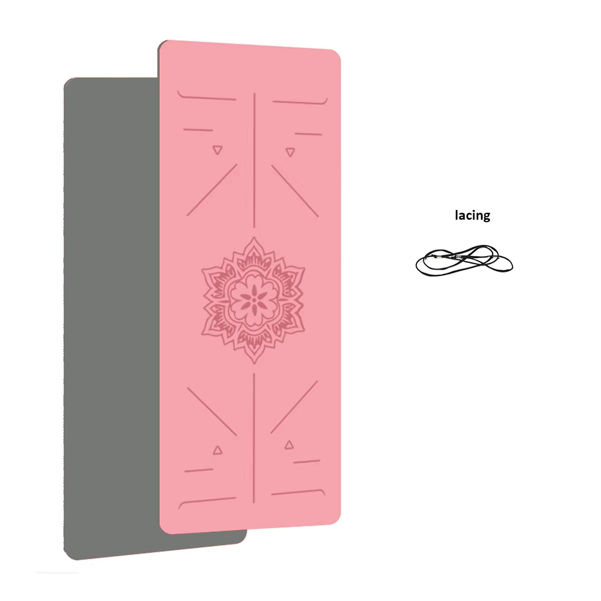 Anti-Slip Yoga MATS, Pilates Fitness MATS, Eco-Friendly, Women&