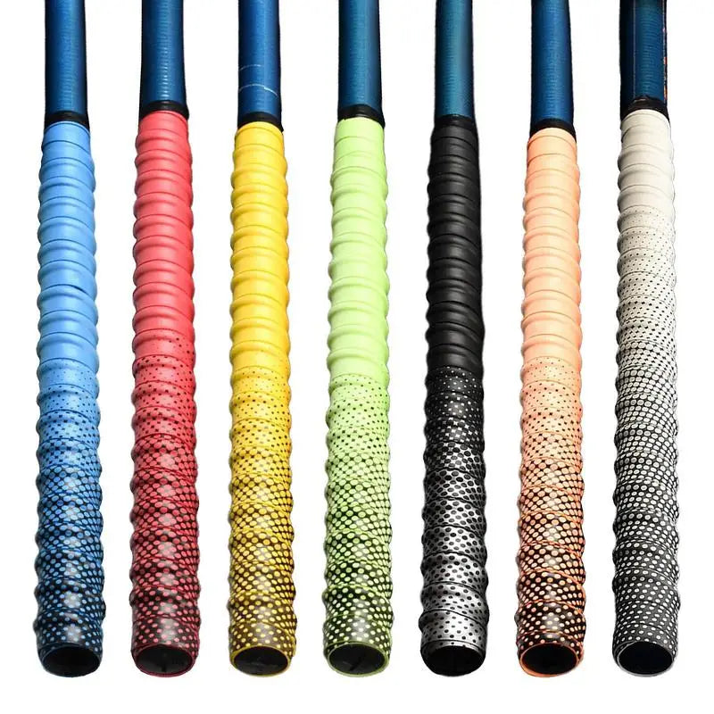 1.8M Anti-Slip Fishing Rod Sweatband Colorful Badminton Racket Grip Tape Bicycle Handle Anti-Slip Band Fishing Accessories